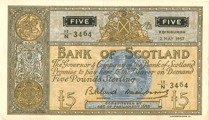 Scotland P-101b - Foreign Paper Money